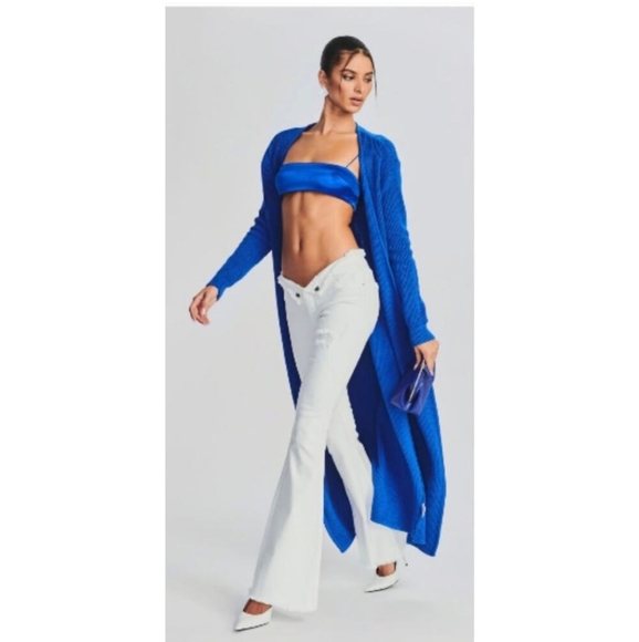NWT- Ser.o.ya Olivia Mid Rise Flare In White NWT Size 26 MSRP $275 - Picture 1 of 9